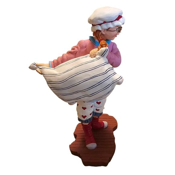 Department 56 Figurine – “The Pillow Fight” Pamela – 1993 Retired – 5¾" - Picture 4 of 4
